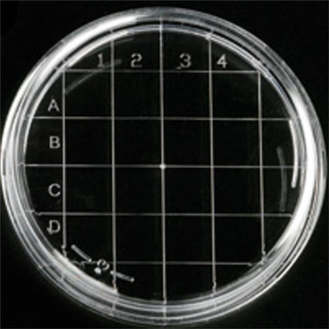 200208 Petri Dishes 65mm Contact Sterile Gridded (Box of 500)