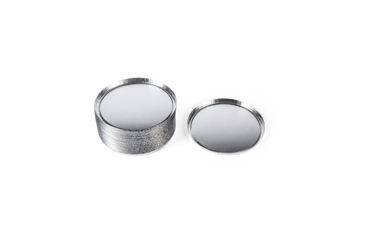 Aluminium Round Dish Sample Pans Disposable 90mm Pk 80