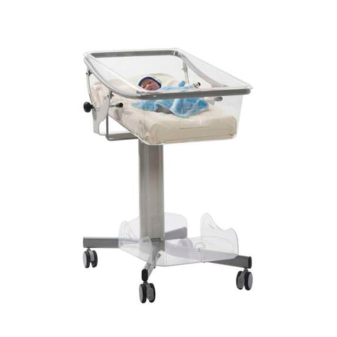 Adjustable Height Crib (Grey)