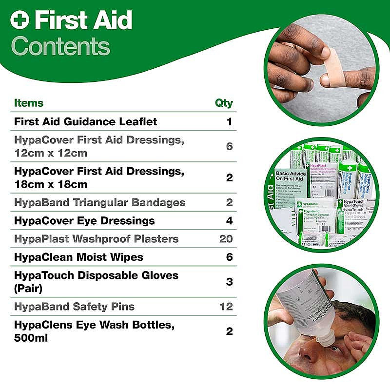 Eyewash and First Aid Point for 1 to 10 Person