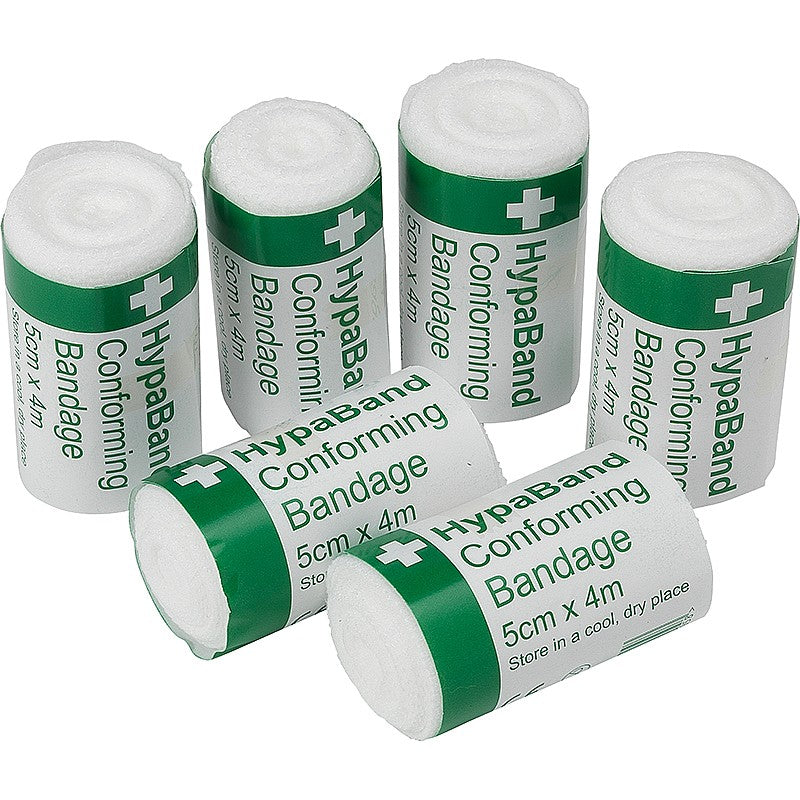 HypaBand Conforming Bandage, 5cmx4m (Pack of 6)