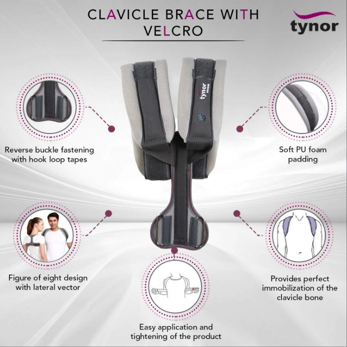 Clavicle Brace With Fastening Tape (Posture Corrector)