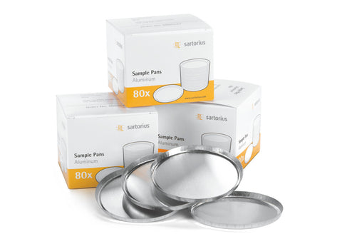 Aluminium Round Dish Sample Pans Disposable 90mm Pk 80