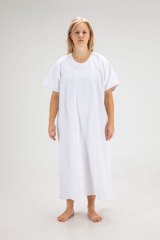 Tear Resistant Gown for Psychiatric Clinic (White)