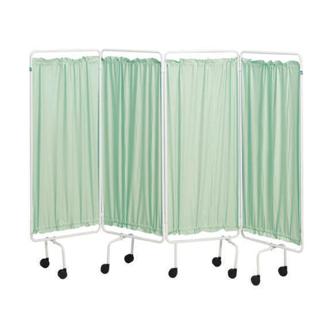 White Screen Frame & Curtains (4 panels)