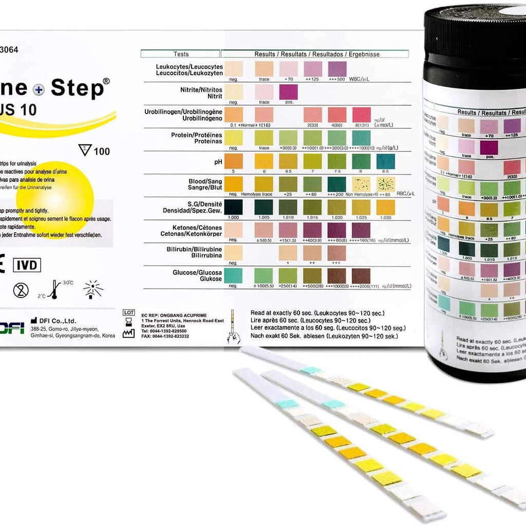 10 Parameter Urine Test Strips